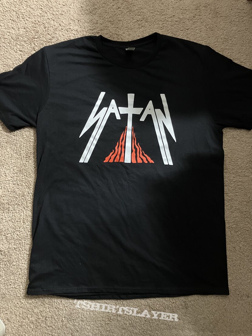 Satan “Kiss of Death” tee | TShirtSlayer TShirt and BattleJacket