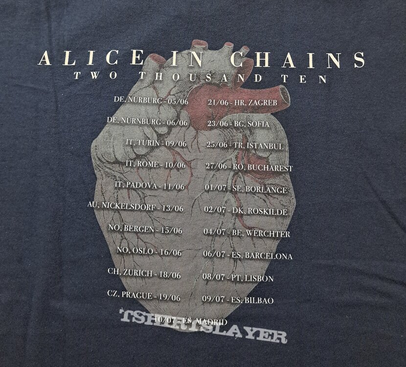 Alice In Chains x Black Gives Way To Blue  x Tour T-Shirt x NEW!!!