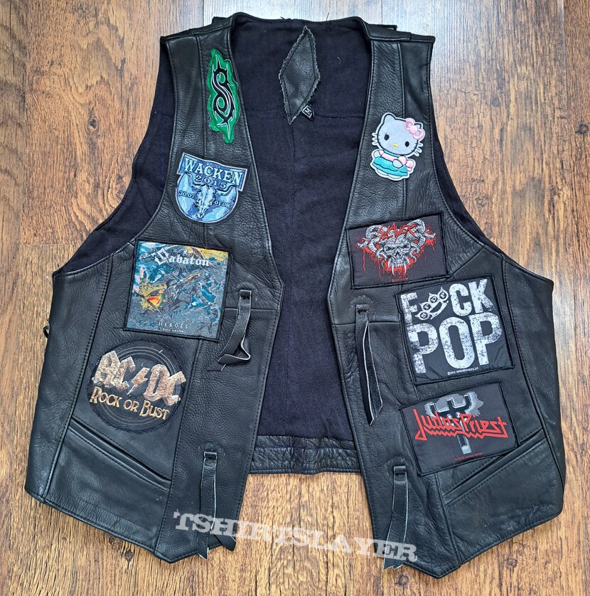 Iron Maiden Battle Jacket x Leather Vest