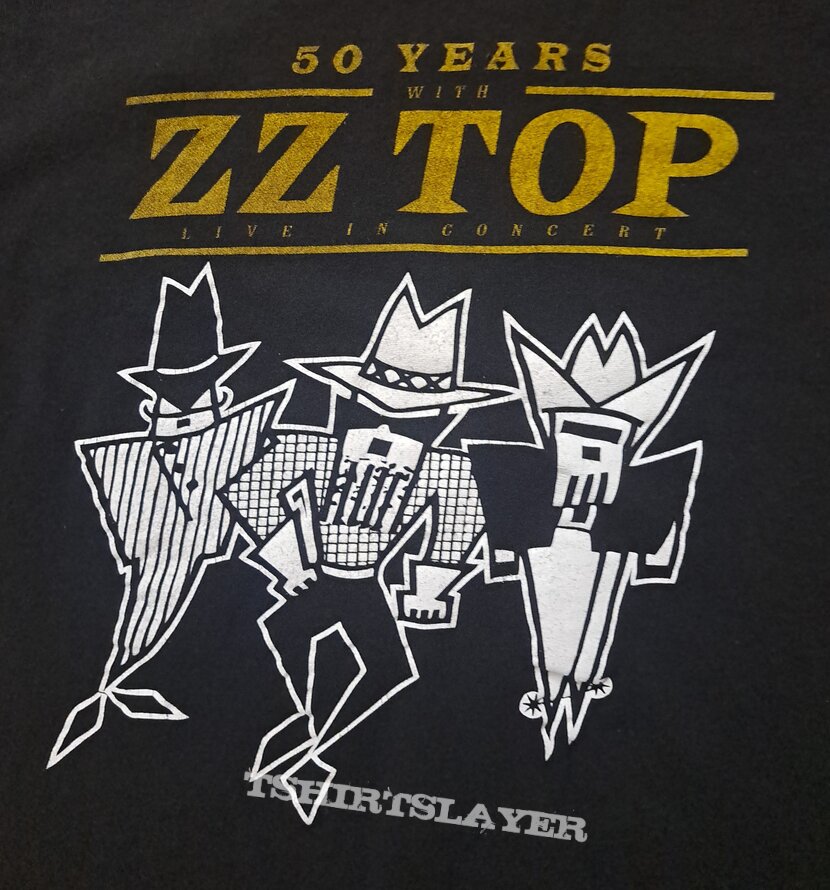 ZZ TOP x  50 Years x Girlie Tour T-Shirt