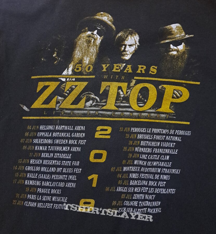 ZZ TOP x  50 Years x Girlie Tour T-Shirt