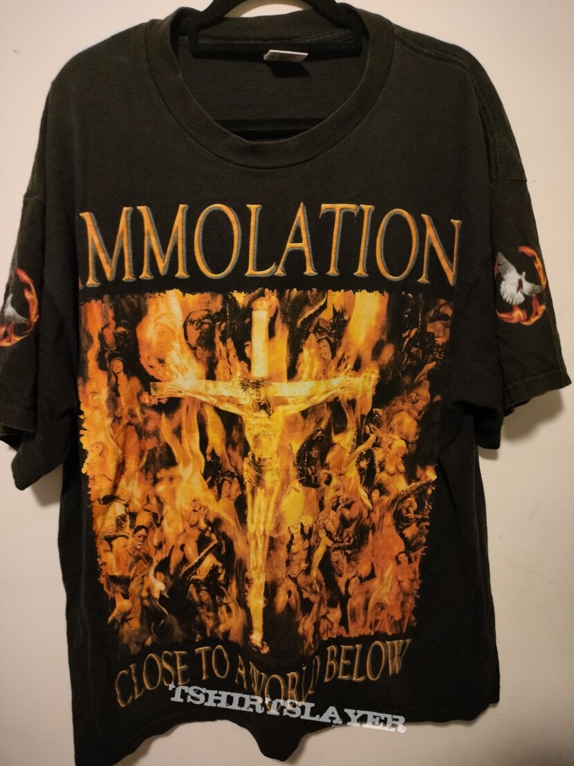 Immolation Close to a world below tour shirt 