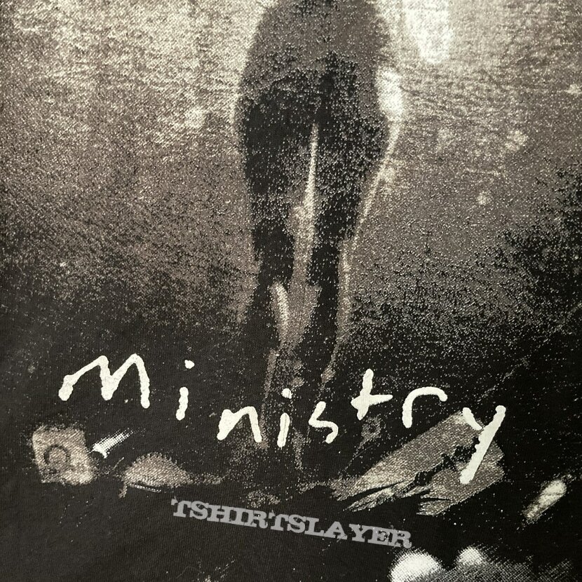 MINISTRY All Over Screen Print Psalm 69 1992 Never Worn XL T-Shirt