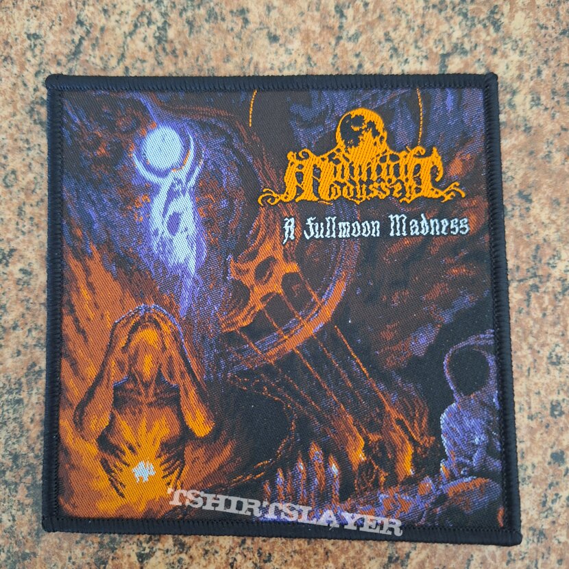 Midnight Odyssey Biolume part 3 - A Fullmoon Madness Woven Patch Midnight Odyssey Biolume part 3 - A Fullmoon Madness Woven Patch