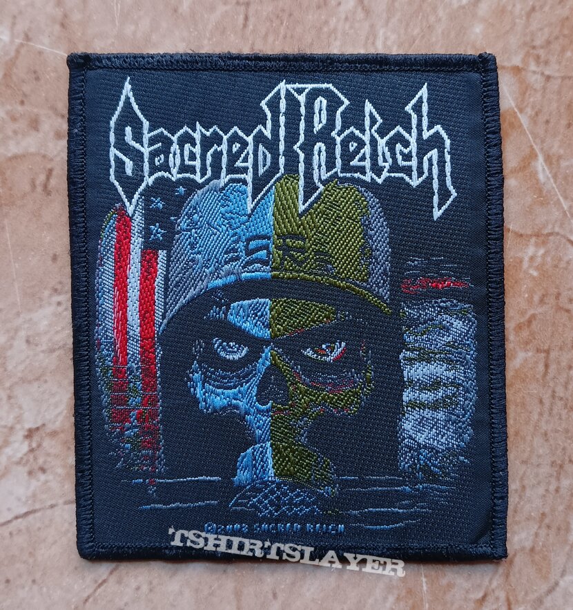 Woven patch Sacred Reich - 20 Years of Ignorance