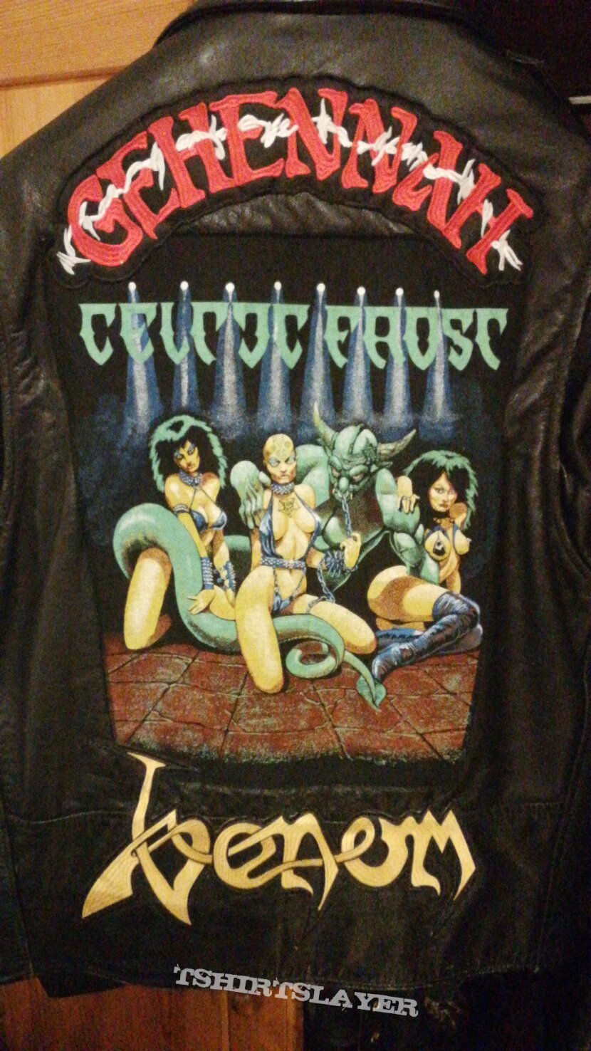 Celtic Frost Leather jacket 