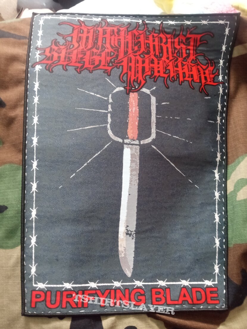 Antichrist Siege Machine Purifying Blade Back Patch!