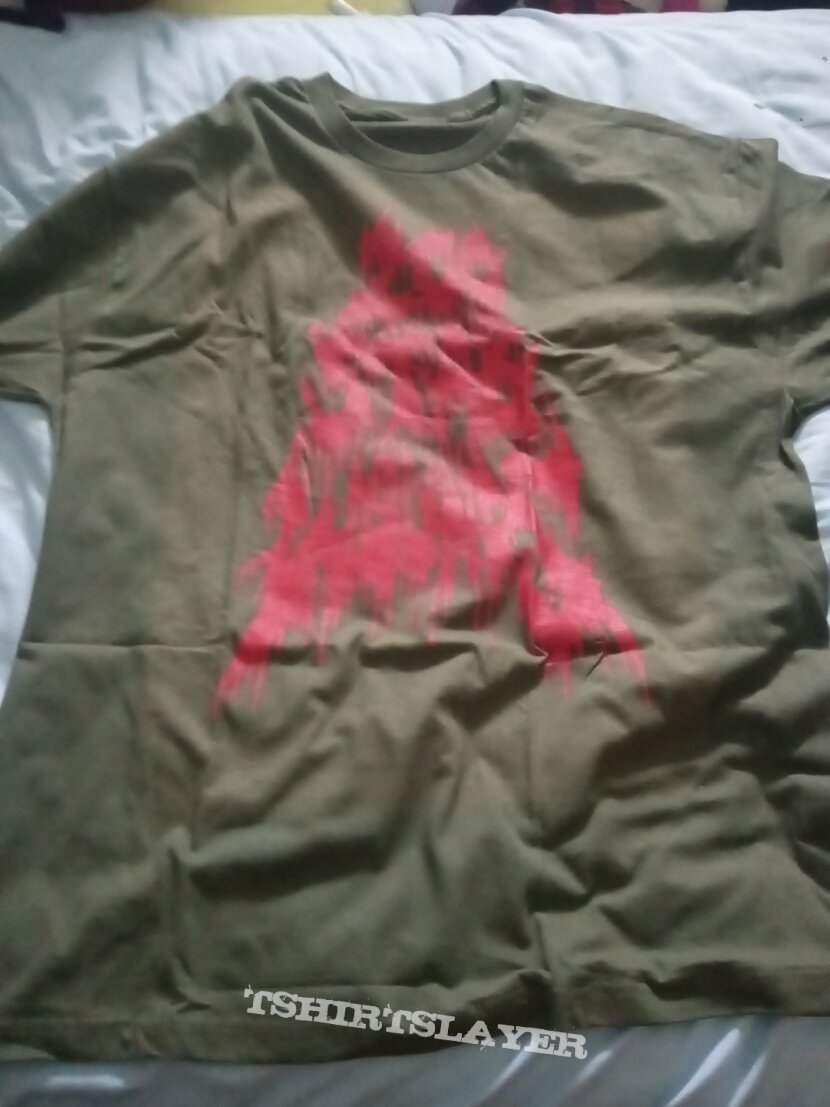 200 Stab Wounds Green with red logo shirt!