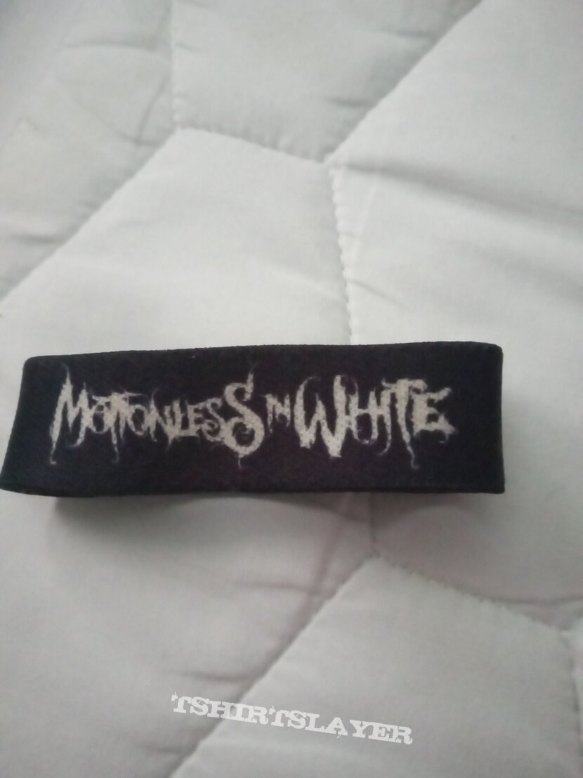 Motionless In White Stretchy cloth bracelet!