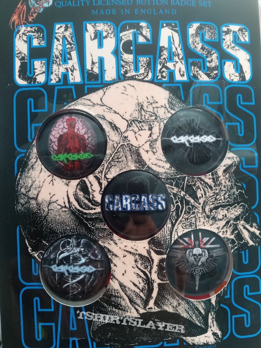Carcass Button pins!!