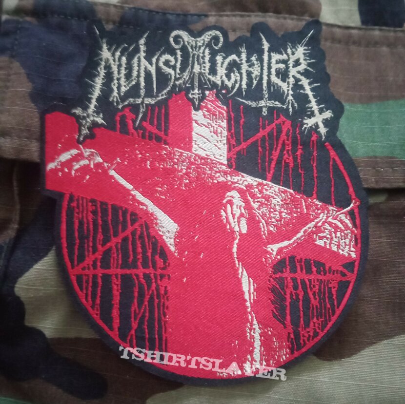 Nunslaughter Jesus' Crucifixion patch! | TShirtSlayer TShirt and ...