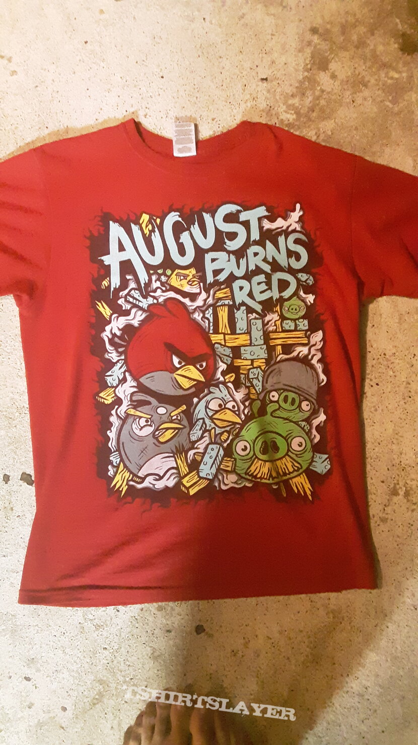 August Burns Red Angry Birds Neon Cartoon Monster shirt!