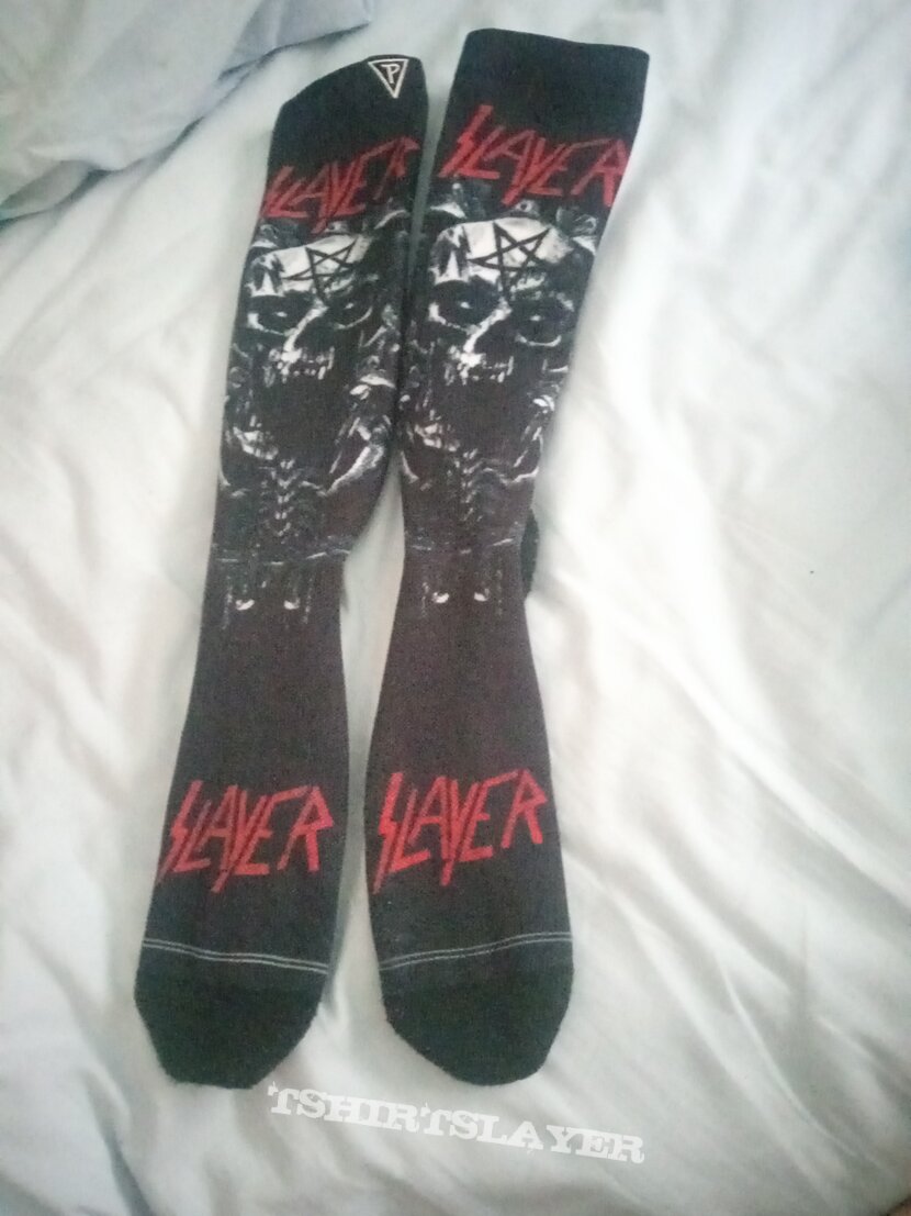 Slayer Socks! | TShirtSlayer TShirt and BattleJacket Gallery