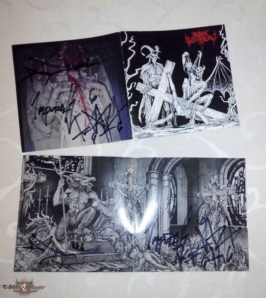 Black Witchery Signed CD&#039;s