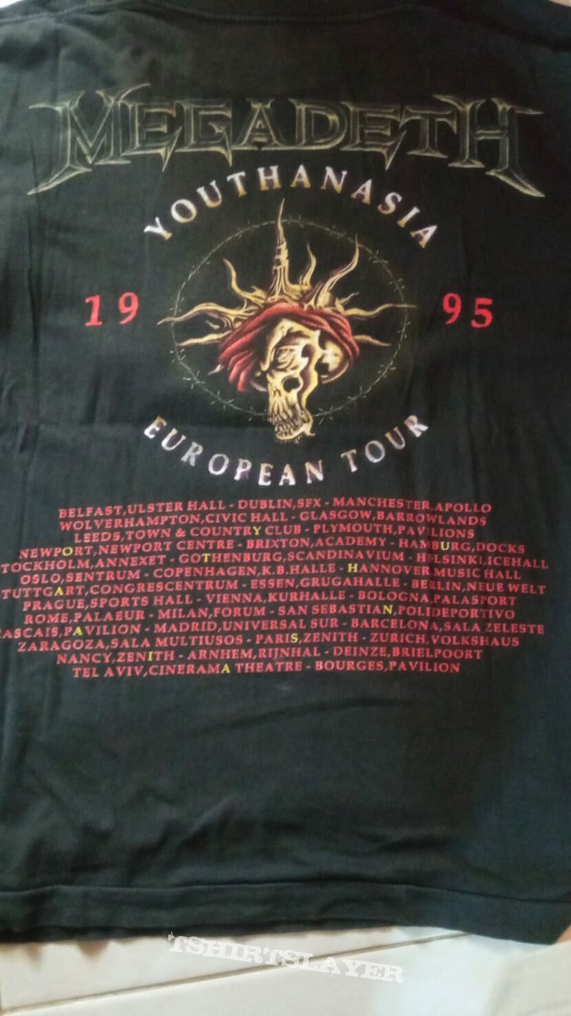 Megadeth youthanasia tour 1995 | TShirtSlayer TShirt and Megadeth youthanasia tour 1995 | TShirtSlayer TShirt and