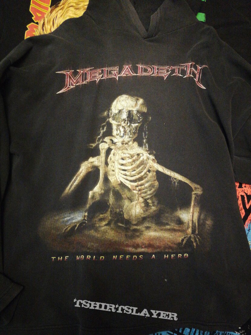 Megadeth The World Needs a Hero TシャツMサイズ M & O GOLD | S/