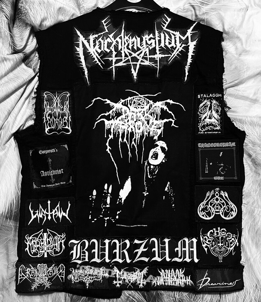Sorcier Des Glaces Black metal battle Jacket 