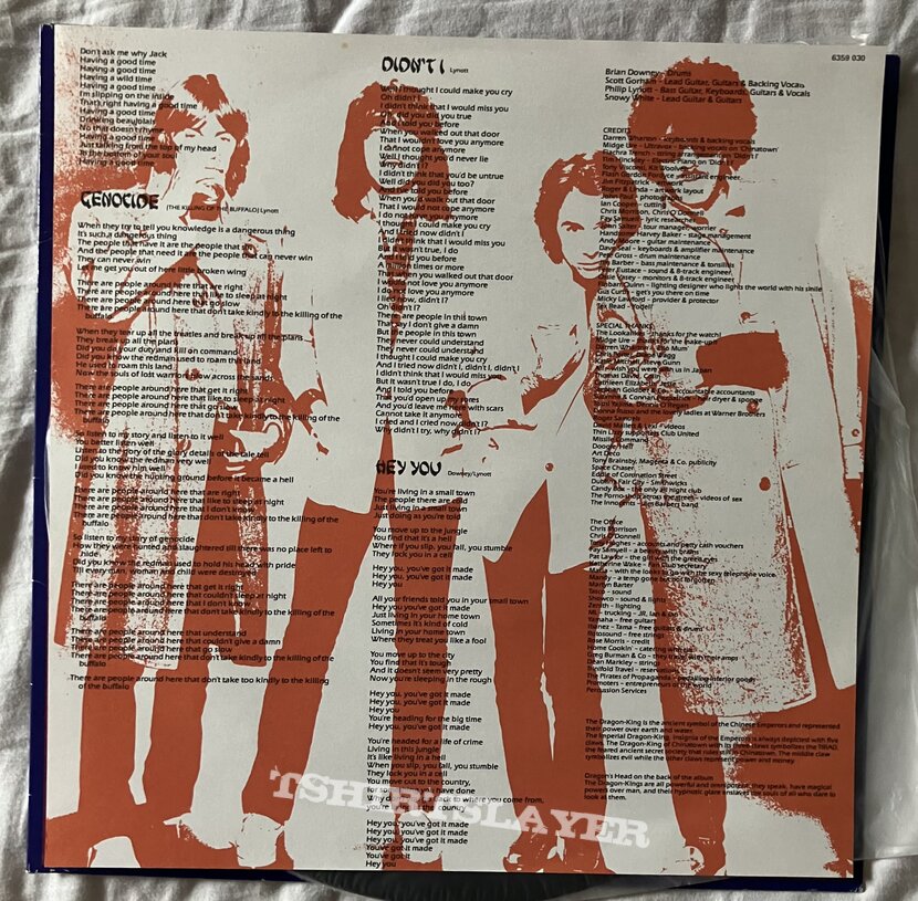 Thin Lizzy Chinatown vinyl 