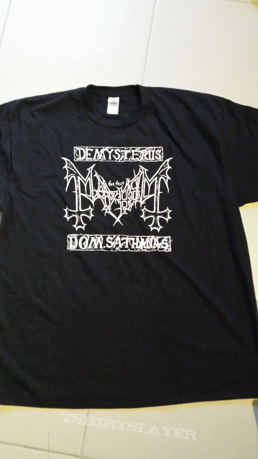 Mayhem-The Mysteriis Dom Sathanas tourshirt