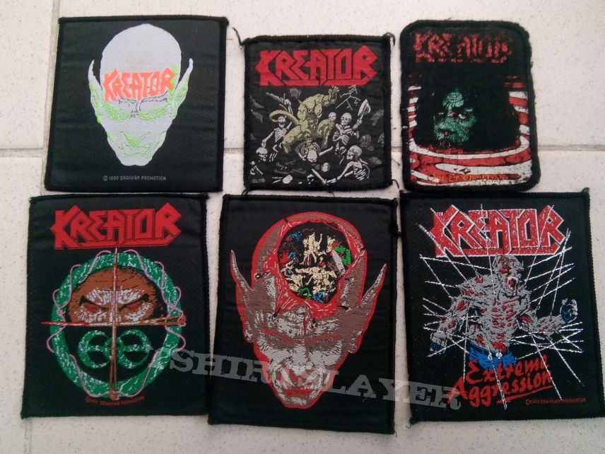 Kreator vintage patches