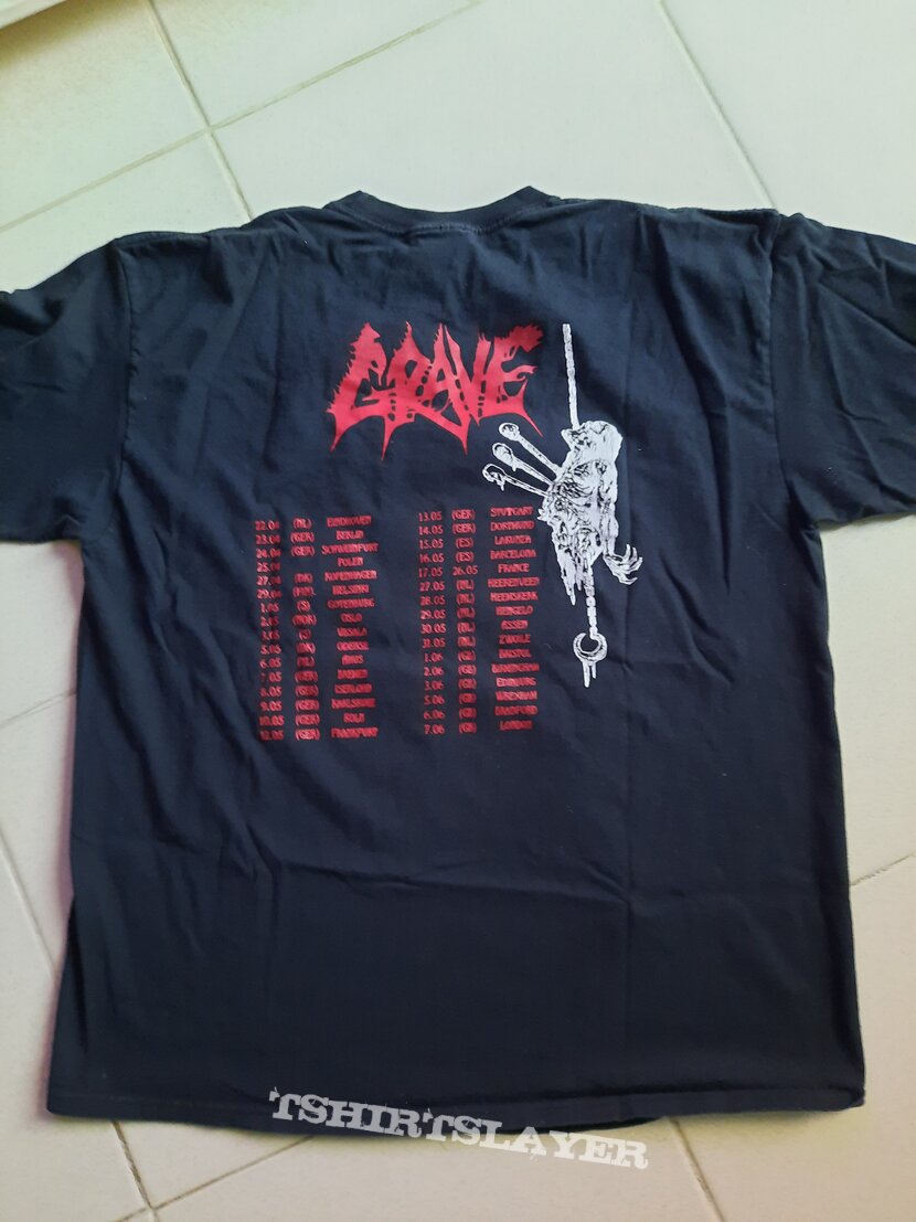 Grave tourshirt reprint