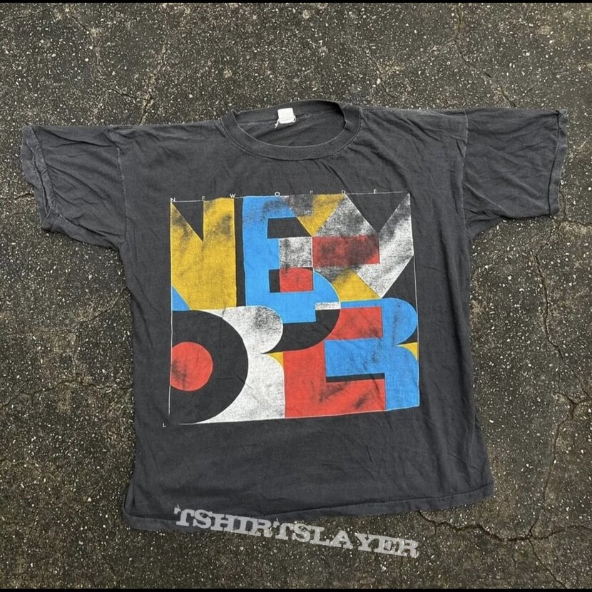New Order Euro Tour Single Stitch Shirt 