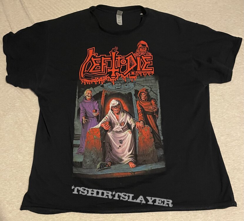Left to die scream bloody leprosy T-shirt 