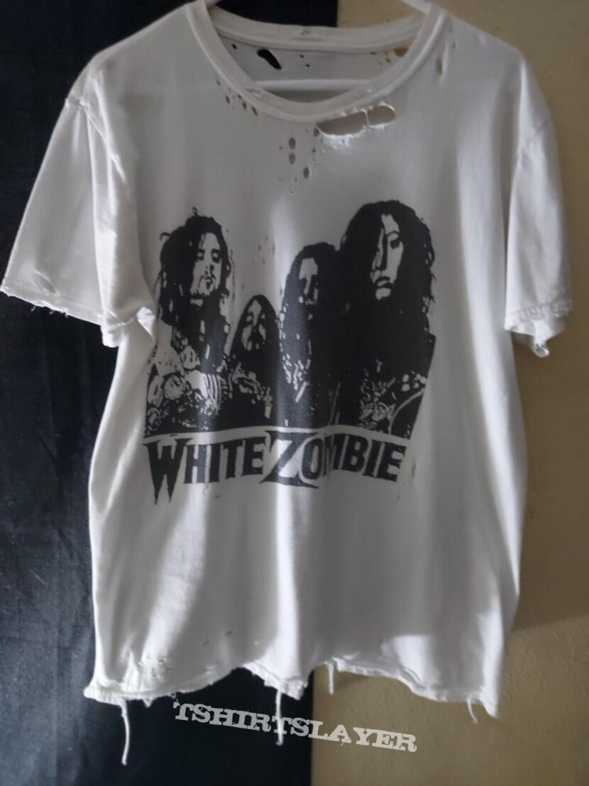 Thrashed White Zombie shirt 