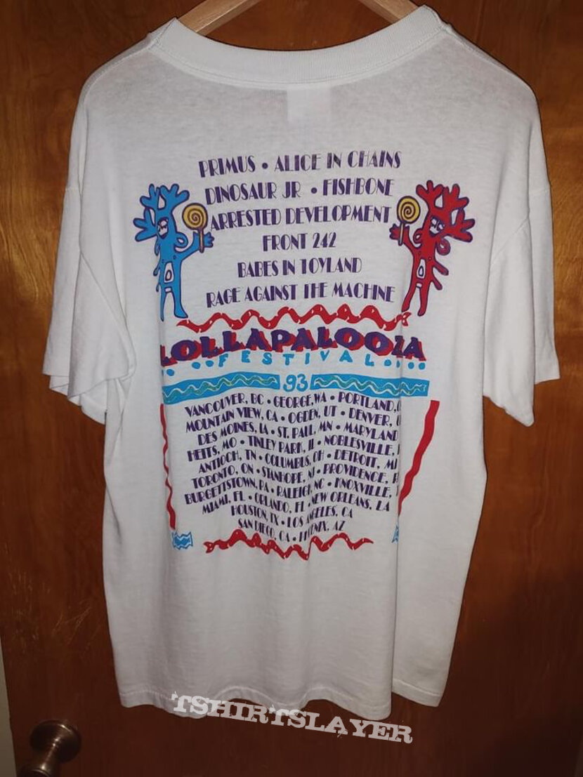 1993 Alice In Chains Lollapalooza shirt