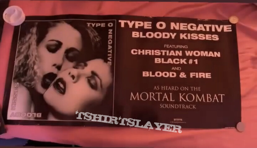 1995 Type O Negative “Bloody Kisses” promotional poster