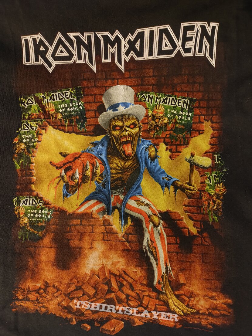 Iron Maiden 2016 tour shirt