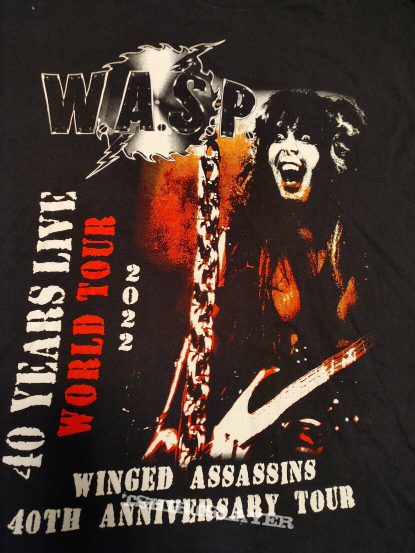 W.A.S.P., W.A.S.P. 2022 tour shirt TShirt or Longsleeve (Deathsservant's) |  TShirtSlayer