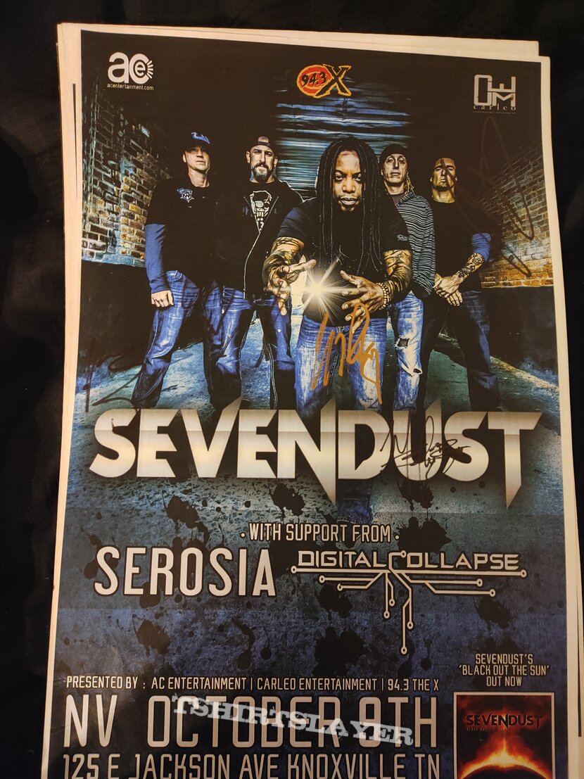 Sevendust show poster