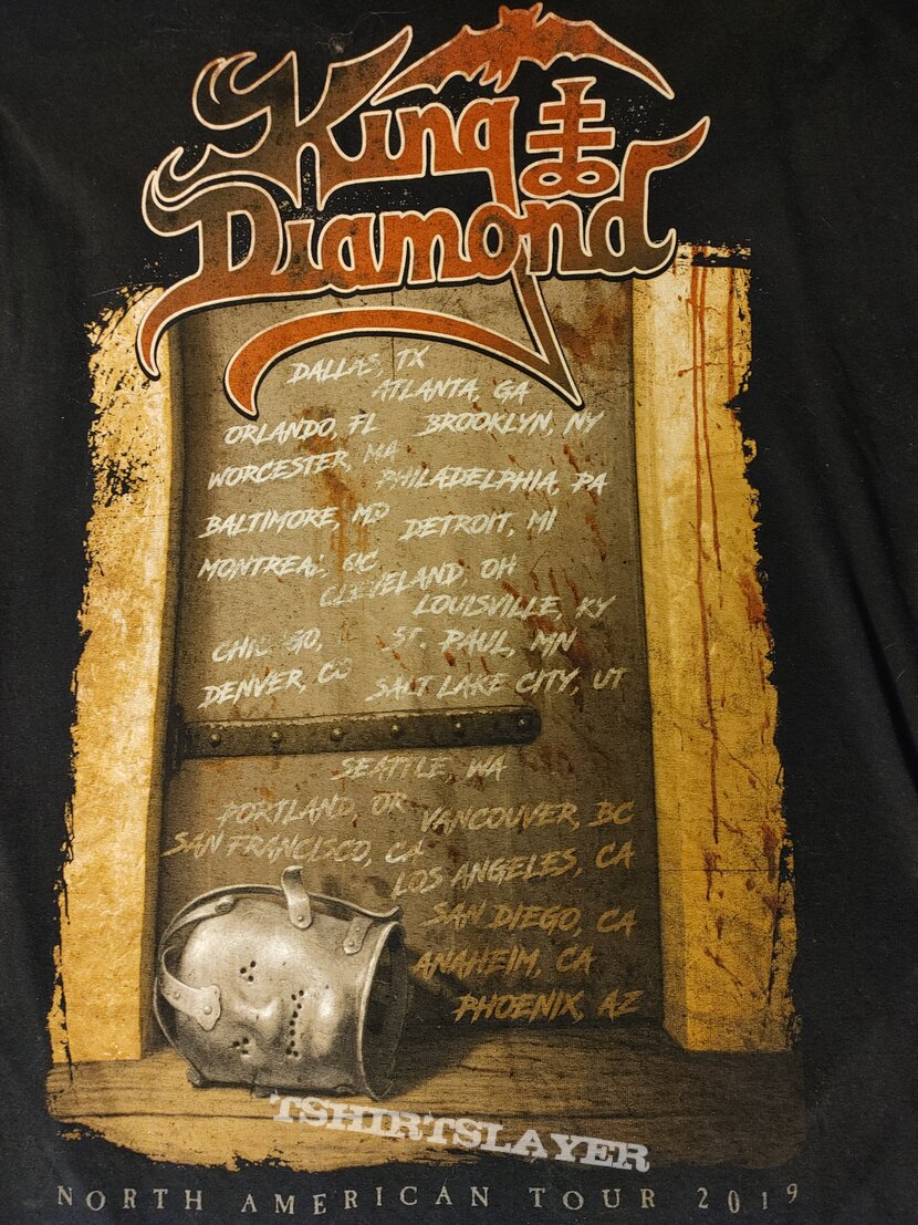 King Diamond 2019 tour shirt
