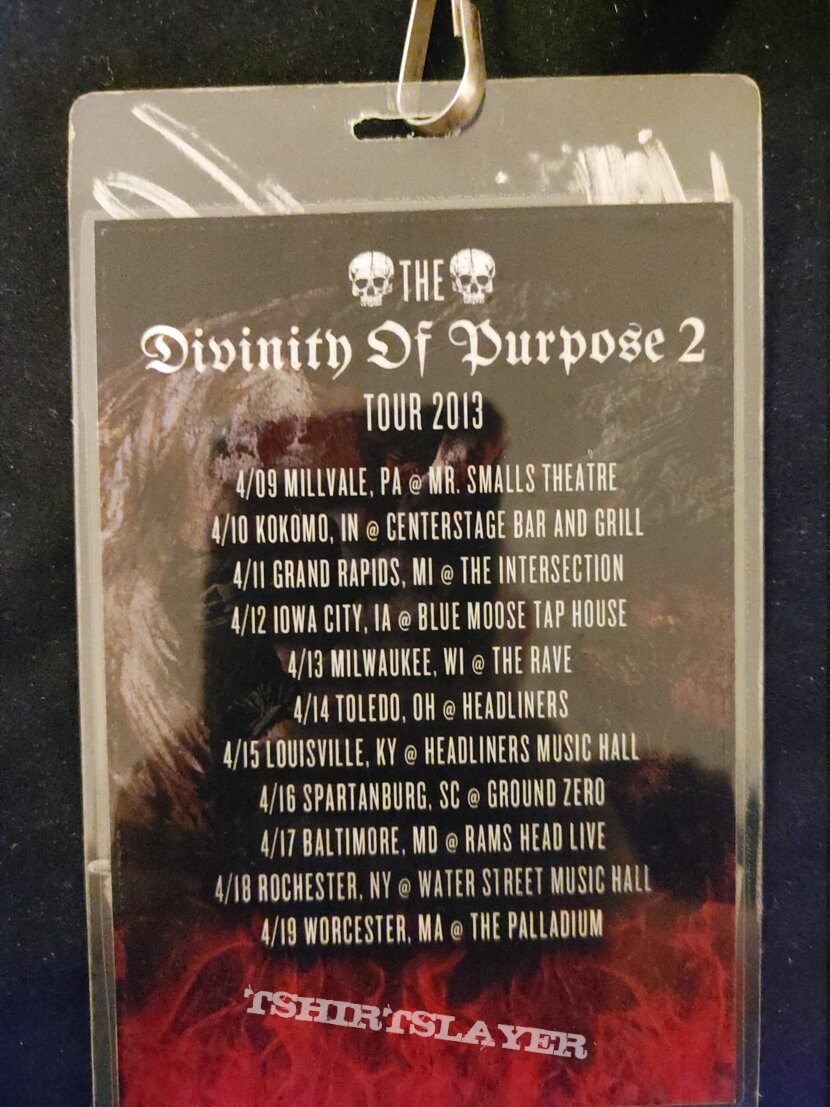 Hatebreed VIP laminate