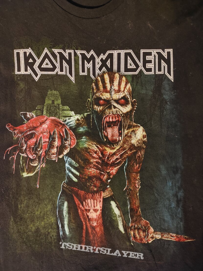 Iron Maiden 2016 tour shirt