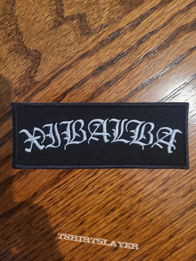 Xibalba logo small embroidered patch