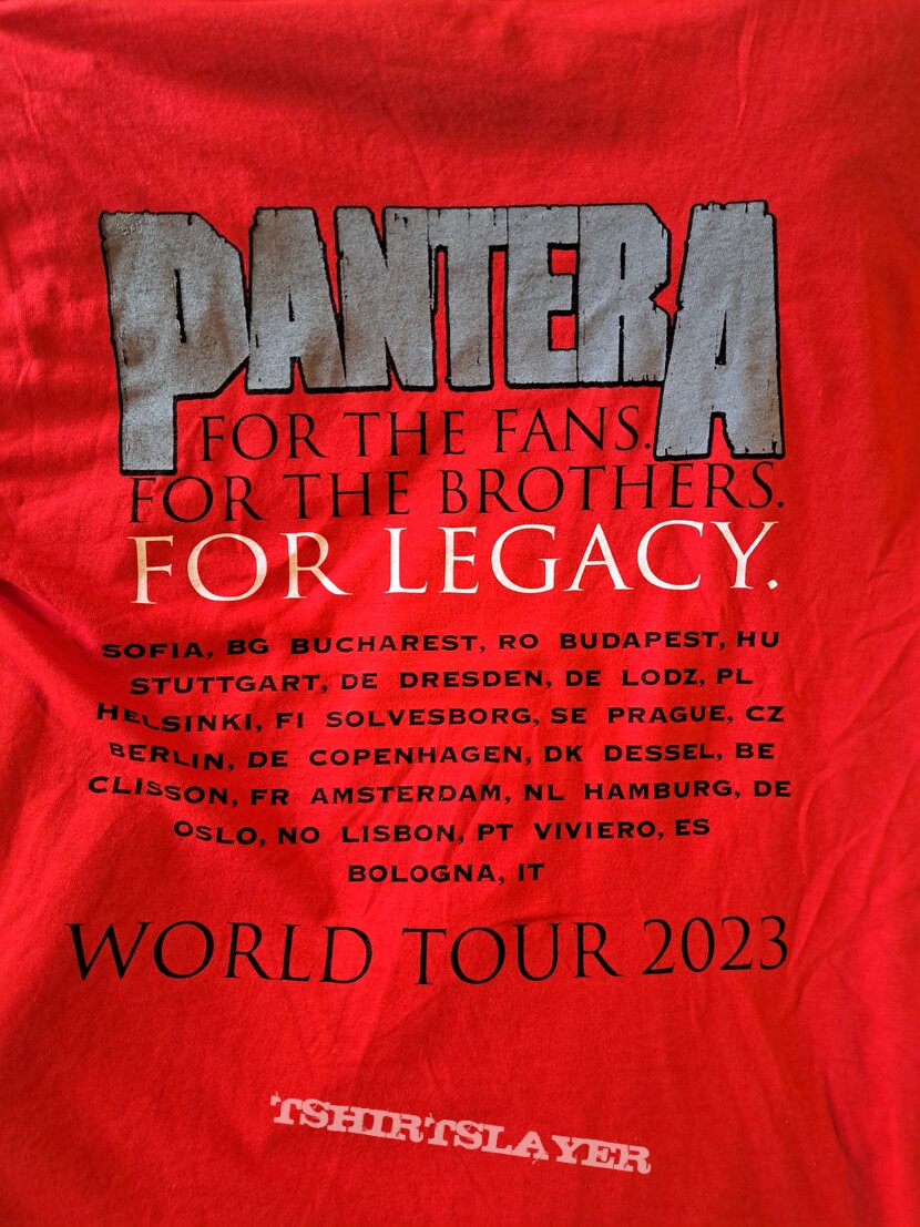 Pantera 2023 Tour Shirt | TShirtSlayer TShirt and BattleJacket Gallery
