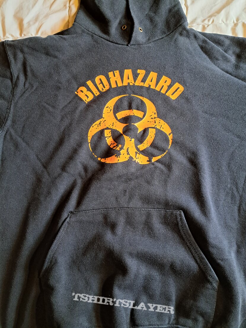 Biohazard, Biohazard Hoodie Hooded Top / Sweater (SpinWeasel's) |  TShirtSlayer