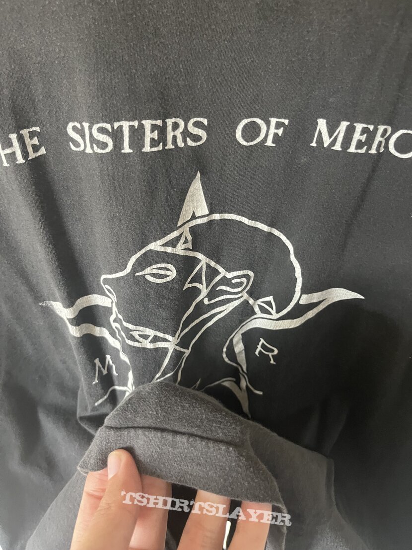 The Sisters Of Mercy 1990 Sisters Of Mercy Merciful Release Logo Sleeveless Shirt.