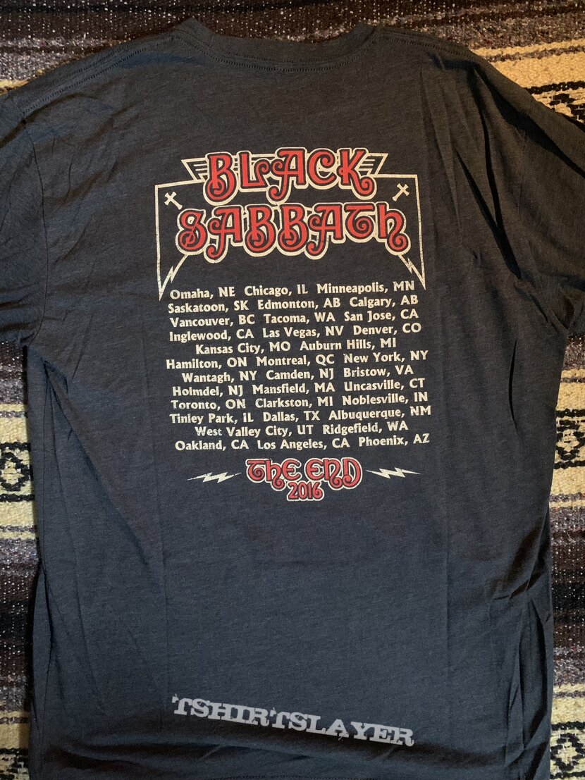 Black Sabbath, Black Sabbath The End Tour Shirt TShirt or Longsleeve ...