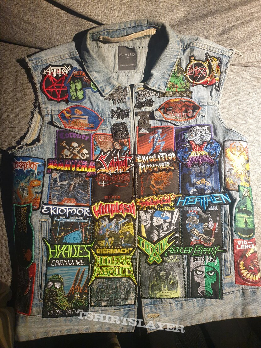 Anthrax Thrash jacket WIP almost done Anthrax Thrash jacket WIP almost done