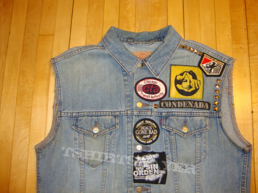 Battle Jacket - Chicago bands vest.