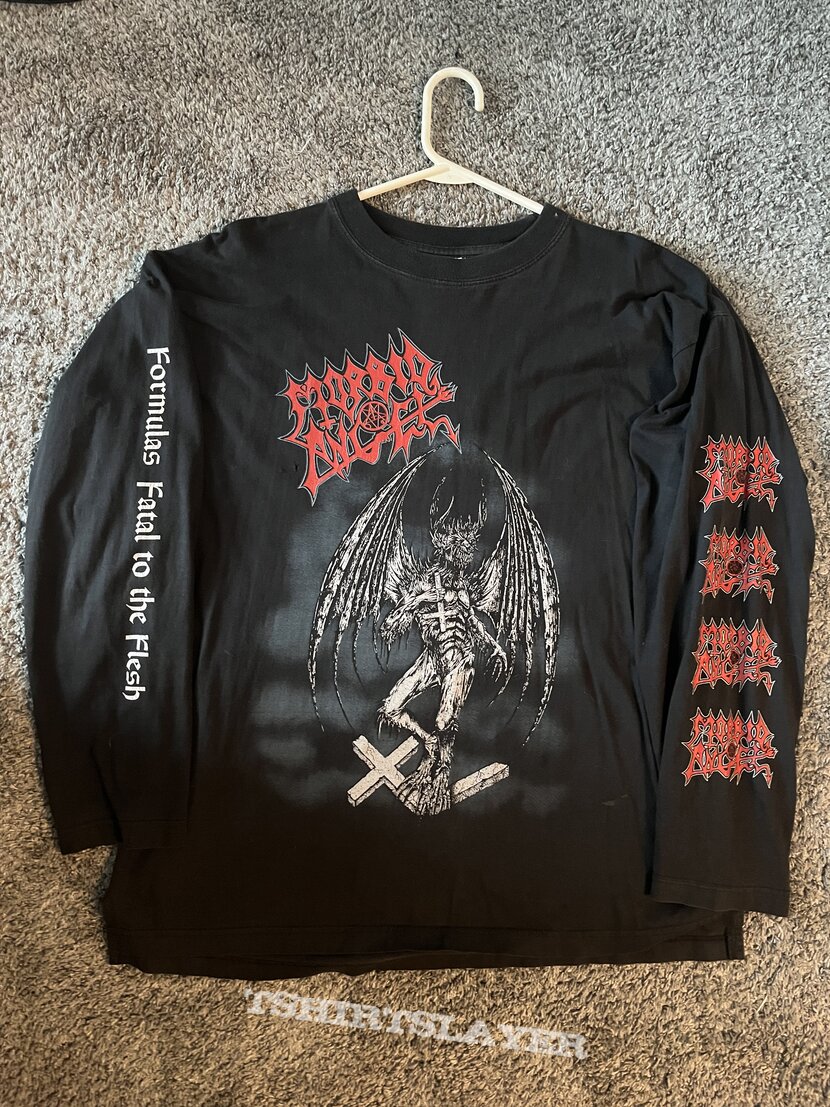 Morbid Angel original formulas fatal to the flesh 1999 Europe tour shirt