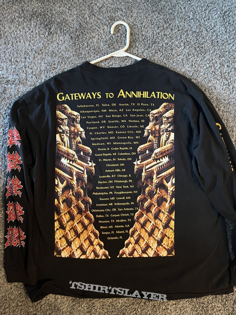 Morbid Angel gateways to annihilation tour shirt 2000