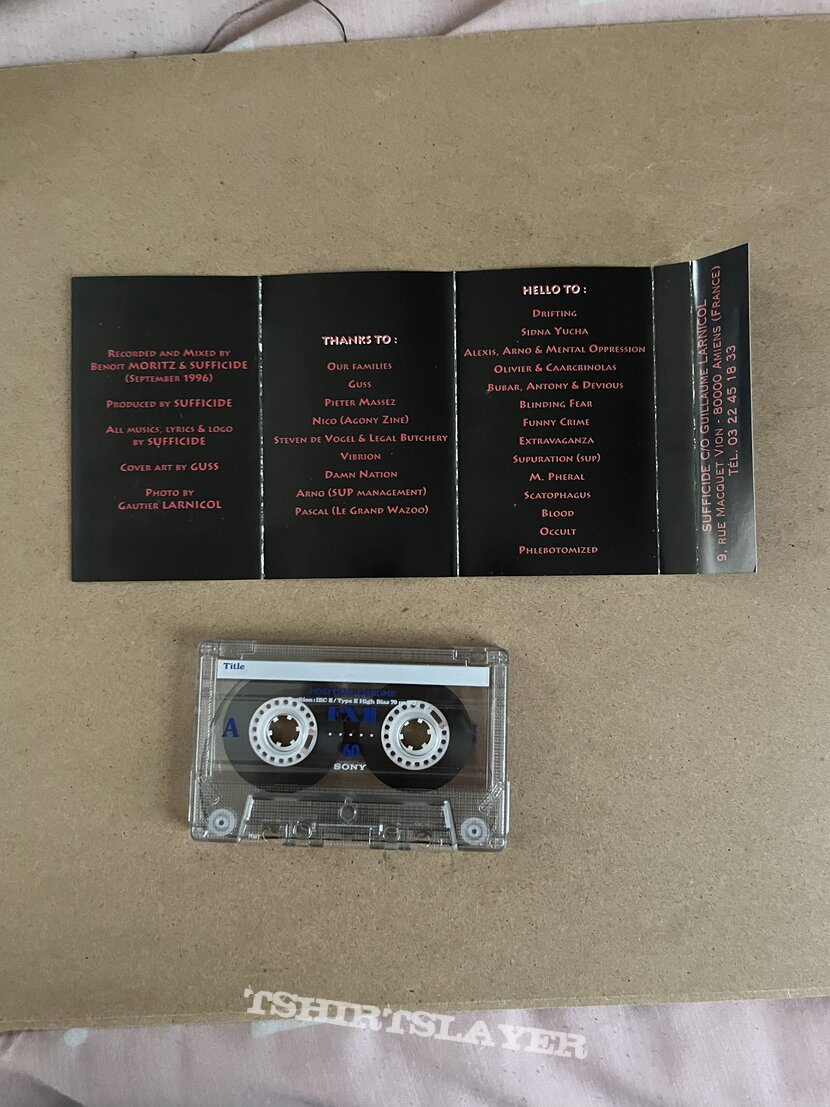 Sufficide Material Thrown Out cassette demo
