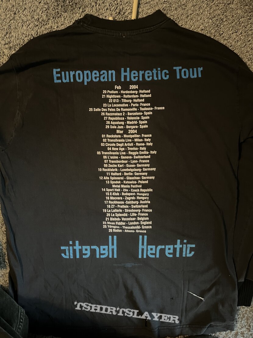 Morbid Angel Heretic European tour longsleeve 