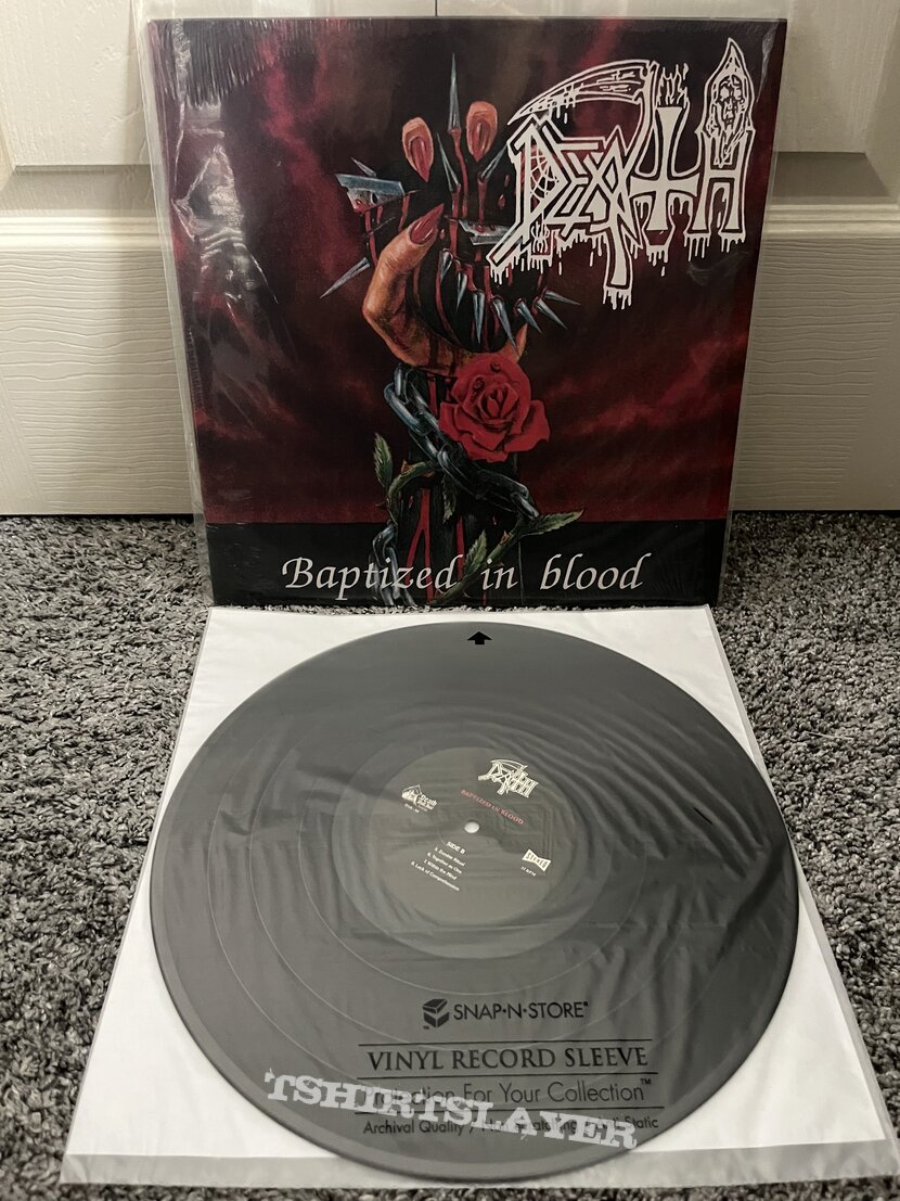 Death Baptized in blood vinyl 