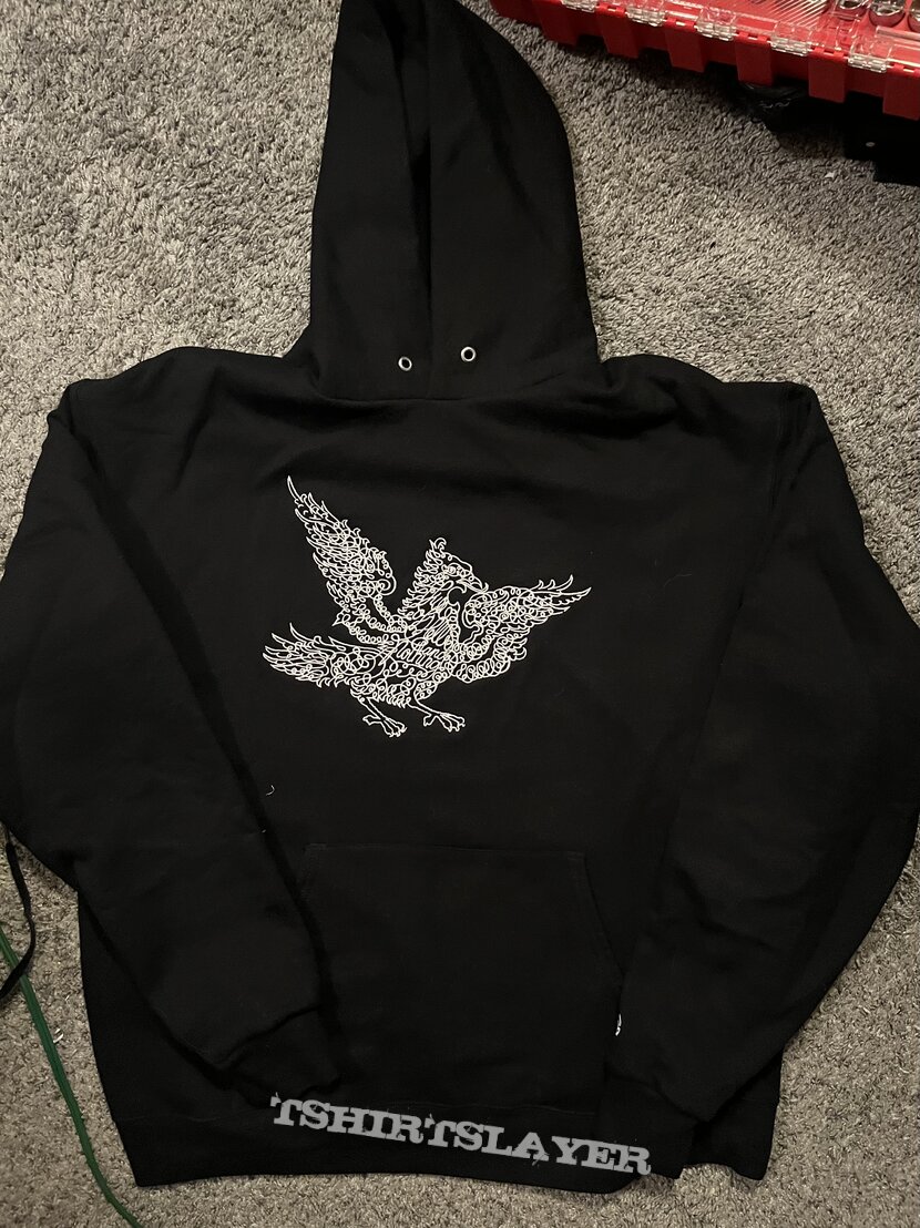 Full Of Hell when no birds sang embroidered hoodie