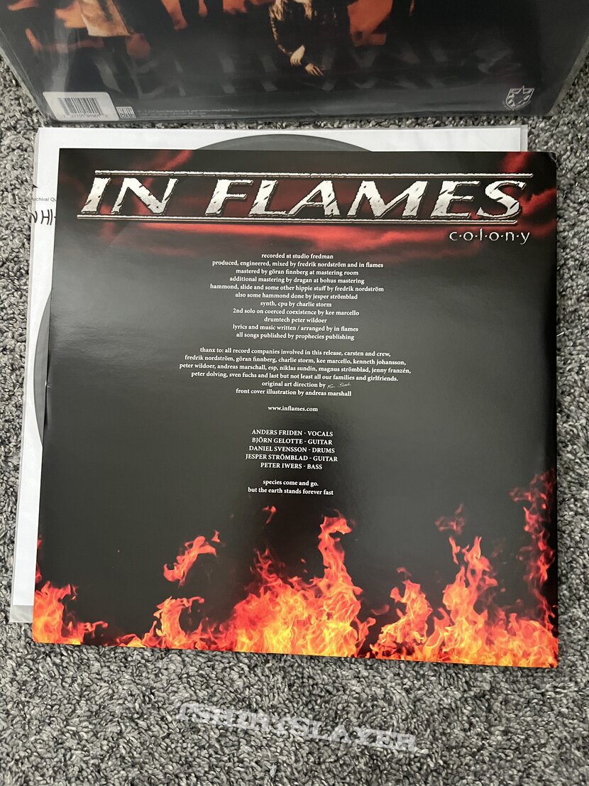 In Flames Colony vinyl 